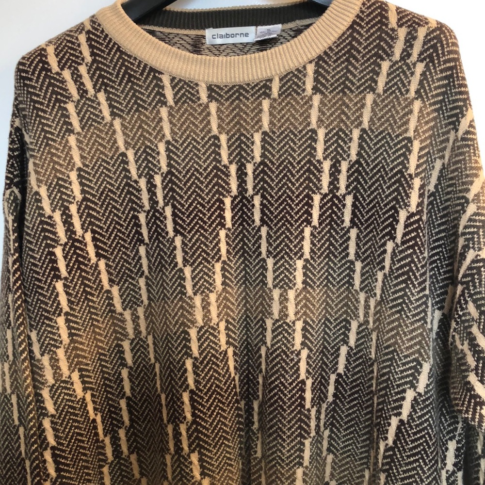 🎉Host pick🎊 VTG Liz Claiborne 100% Cotton Men’s Sweater sz XL